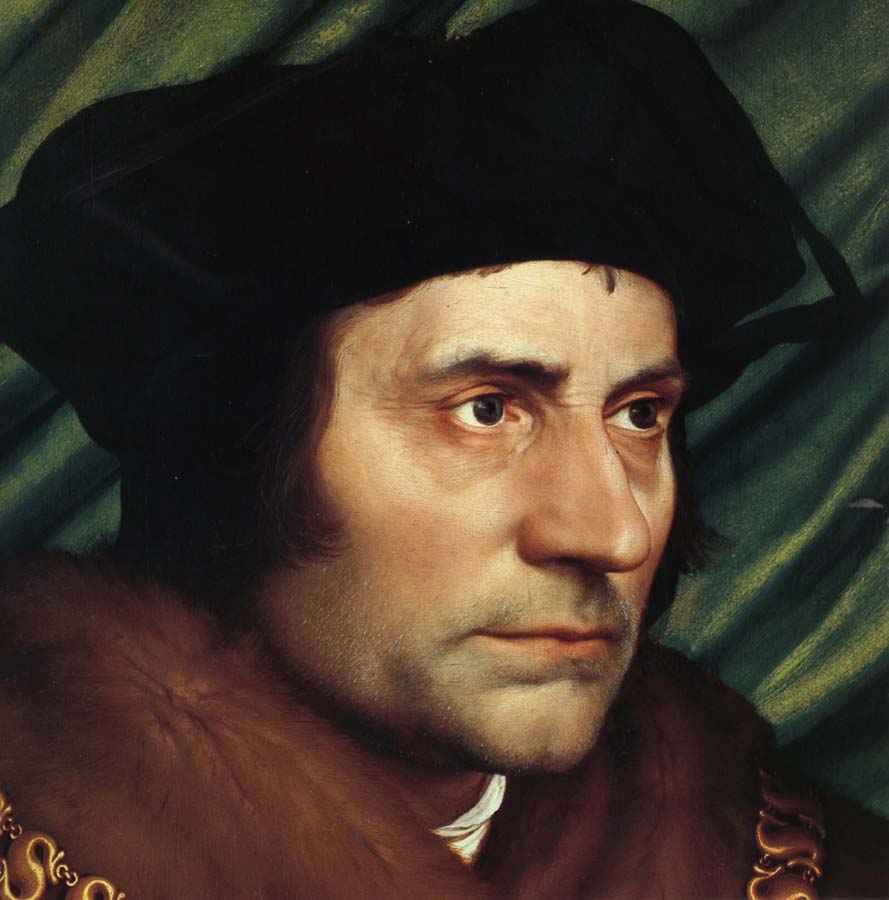 Hans holbein the younger Details of Sir thomas more